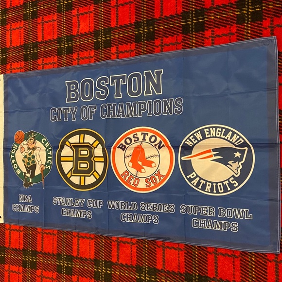 Other Brand New Boston City Of Champions Banner Flag Poshmark